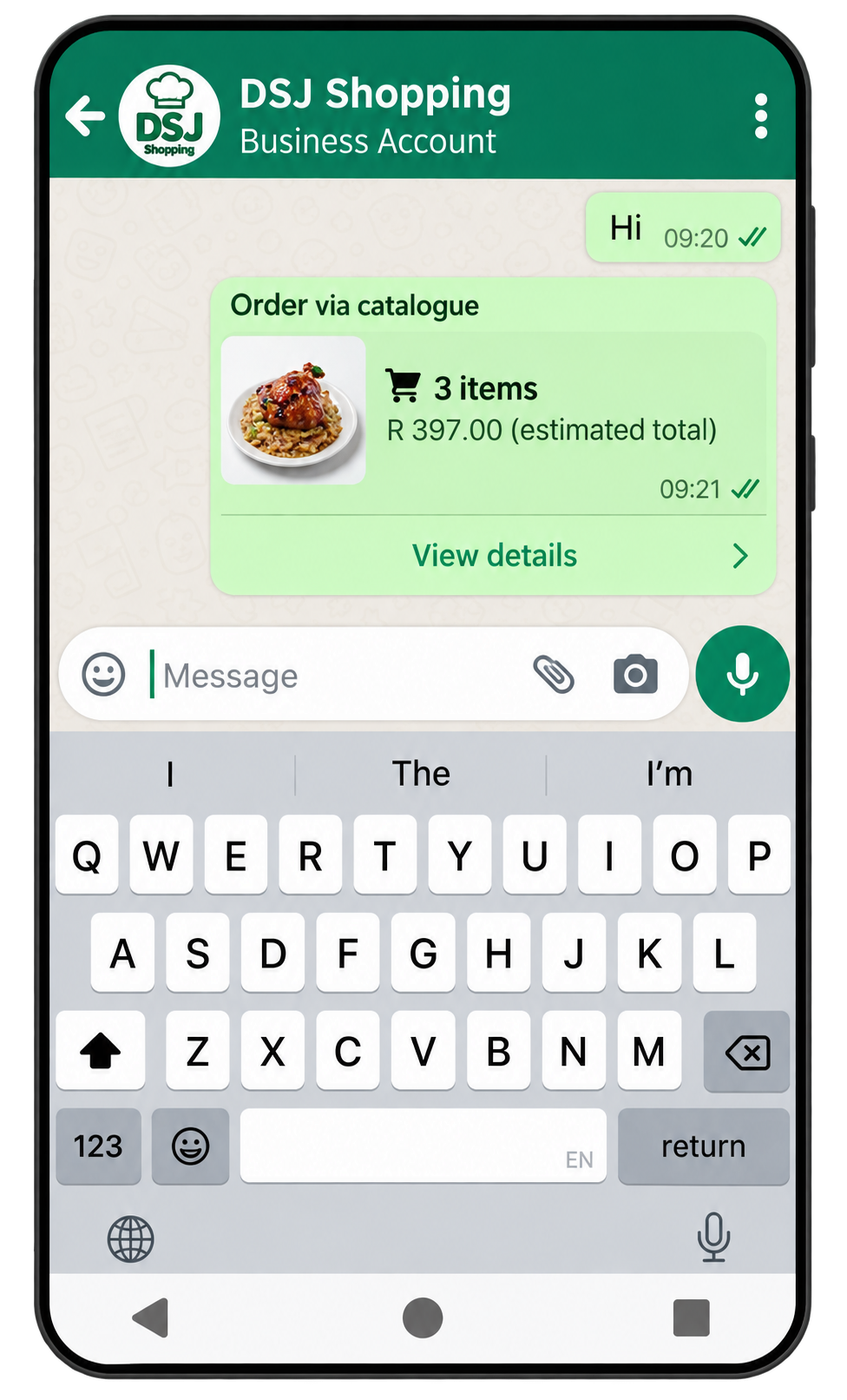 WhatsApp Flow cricket registration screen 3