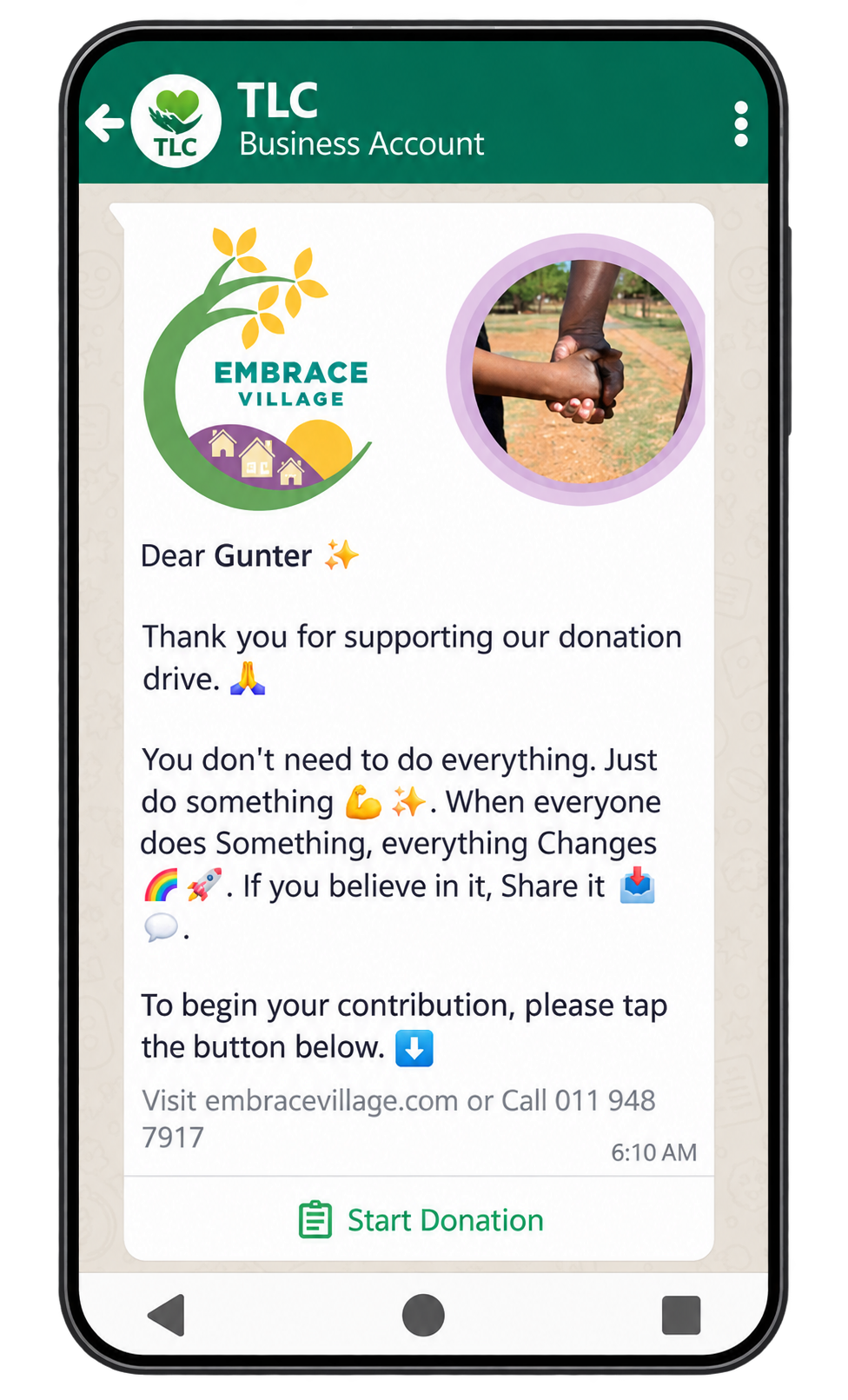 WhatsApp Flow cricket registration screen 1